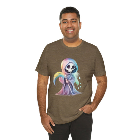 Cute Colorful Reaper - Short Sleeve Tee